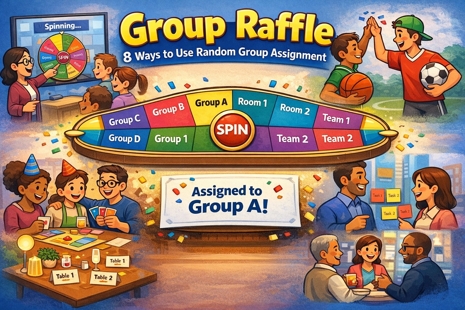 Group Raffle: 8 Waysย to Use Random Group Assignment